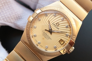 Omega V6 Constellation 123.20.35 Case Yellow Dial Omega Watch01348