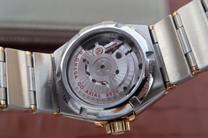 Omega V6 Constellation 27mm Dial Diamonds Markers Bracelet Watch00286