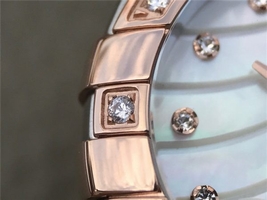Omega V6 Constellation 27mm Silver Dial Diamonds Bezel Bracelet Ronda Quartz Omega Watch00024