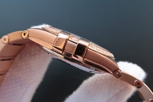 Omega V6 Constellation Diamonds Bezel Case Brown Dial Watch01164