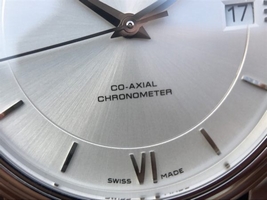 Omega V6 De Ville 37mm White Dial Black Leather Strap Watch01029