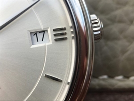 Omega V6 De Ville 37mm White Dial Black Leather Strap Watch01029
