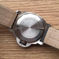 Panerai Luminor Submersible PAM087 Blue Dial Leather Strap Watch00487