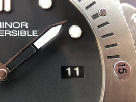 Panerai PAM1305 Titanium Black Dial Rubber Strap Panerai Watch00445