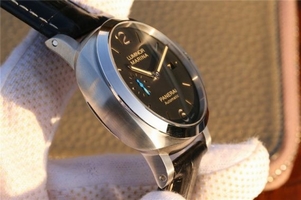 Panerai PAM1392 Black Dial Black Leather Strap Watch00917