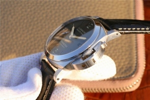 Panerai PAM1392 Black Dial Black Leather Strap Watch00917