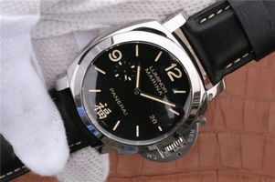 Panerai PAM498 Black Dial Leather Strap Watch00885