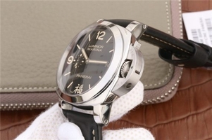 Panerai PAM498 Black Dial Leather Strap Watch00885