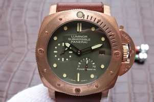 Panerai PAM507 Bronzo Luminor Submersible Leather Strap Panerai Watch00253