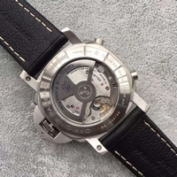 Panerai PAM524 Fake Flyback Black Dial Leather Strap Watch01264