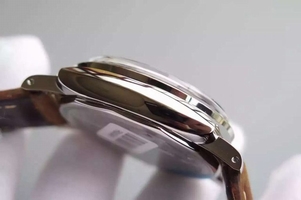 Panerai PAM557 Black Dial Brown Asso Strap Panerai Watch00876