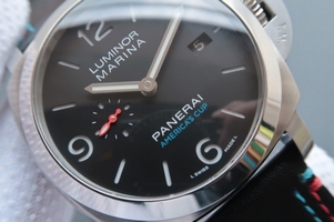 Panerai PAM727 S America's Cup Thick Leather Strap Panerai Watch00842