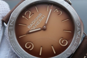Panerai Radiomir PAM687 Brown Dial Leather Strap Watch00016