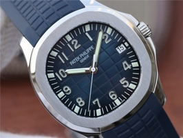 Patek-Philippe Aquanaut 5167 KMF Blue Dial Blue Rubber Strap Watch00773