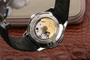 Patek-Philippe Aquanaut Black Textured Dial Black Rubber Strap Watch00440