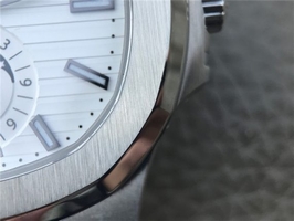 Patek-Philippe Nautilus 5726 Complicated White Textured Dial Rubber Strap Watch00503