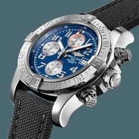 Quality Breitling Avenger II Steel Mariner Blue Watch00991