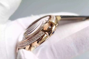 Quality Cartier Ballon Bleu Skeleton Tourbillon Diamond Bezel White Dial Watch00349