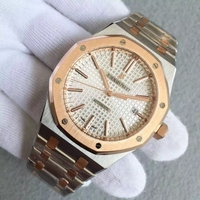 Replica Audemars Piguet Royal Oak 41mm 15400 Bezel White Dial Bracelet Watch00627