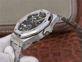 Replica Best Audemars Piguet Royal Oak 41mm 26120 Black Dial Bracelet Watch00633