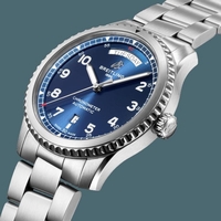 Replica Breitling Navitimer 8 Automatic Day & Date 41 Steel Blue Watch00188