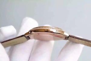 Replica Cartier Ballon Bleu 40mm Diamonds Bezel Whit Dial Mark Cartier Watch00455