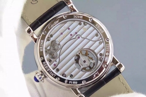 Replica Cartier Rotonde De Cartier Tourbillon Blue Dial Cartier Watch01216