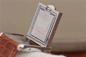 Replica Cartier Tank Reversible White Dial Leather Strap Watch00995