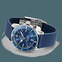 Replica Designer Breitling Superocean Heritage II B20 Automatic 42 Steel Gun Blue Breitling Watch00207