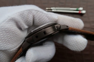 Replica Luxury Panerai PAM375 Brown Dial Brown Asso Strap Panerai Watch00771