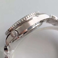 Replica Omega Planet Ocean GMT Black Dial Silver Markers Bracelet Omega Watch00860