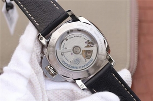 Replica Panerai PAM499 Black Leather Strap Watch00599