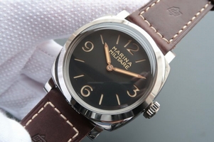 Replica Panerai PAM587 Thick Brown Leather Strap Watch00956
