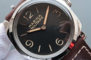 Replica Panerai PAM587 Thick Brown Leather Strap Watch00956