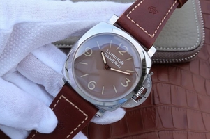 Replica Panerai PAM663 Brown Leather Strap Panerai Watch00081