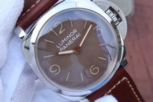 Replica Panerai PAM663 Brown Leather Strap Panerai Watch00081