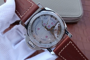Replica Panerai PAM663 Brown Leather Strap Panerai Watch00081