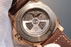 Replica Panerai PAM671 Blue Dial Dark Brown Leather Strap Watch01088