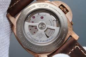 Replica Panerai PAM671 Blue Dial Dark Brown Leather Strap Watch01088