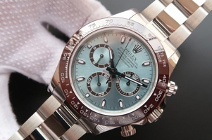 Replica Rolex Daytona 116506 Brown Ceramic Bezel Deep Ice Blue Dial Bracelet Watch00298