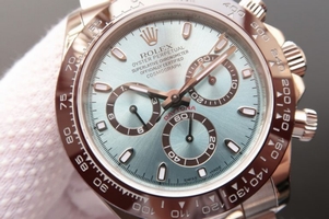 Replica Rolex Daytona 116506 Brown Ceramic Bezel Deep Ice Blue Dial Bracelet Watch00298