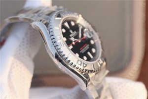 Replica Rolex Yacht-Master 116622 Black Dial Bracelet Watch00041