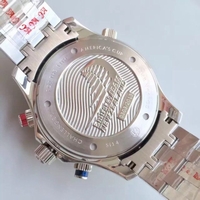 Replica Top Omega Seamaster 300m Diver ETNZ Regatta Co-Axial Chronograph Gray Dial Bracelet Omega Watch00262