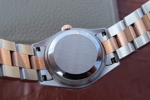Rolex DateJust 31mm 178383 Diamonds Bezel Roman Markers Brown Dial Watch00604