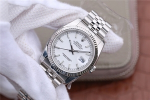 Rolex DateJust 36mm 116234 White Dial Stick Markers 904L Bracelet Watch01173