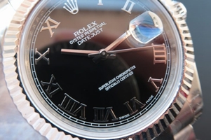 Rolex DateJust 41mm 116334 Black Dial Roman Markers Bracelet Rolex Watch00827