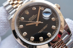 Rolex DateJust 41mm 126303 Polished Bezel Black Dial Bracelet Rolex Watch01241