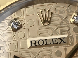 Rolex DateJust 41mm Textured Dial Wrapped Fluted Bezel Bracelet Rolex Watch00212