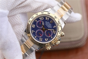 Rolex Daytona 116523 Thick Wrapped Blue Dial Numerals Markers Bracelet Rolex Watch01198