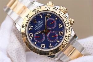 Rolex Daytona 116523 Thick Wrapped Blue Dial Numerals Markers Bracelet Rolex Watch01198